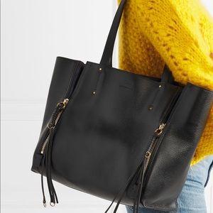 chloe black tote
